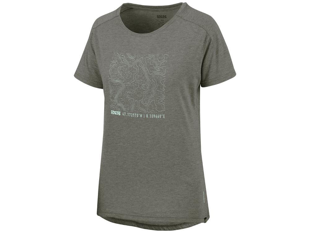 Flow Kids Tech Tee Contour Ragazze grafite 2/3