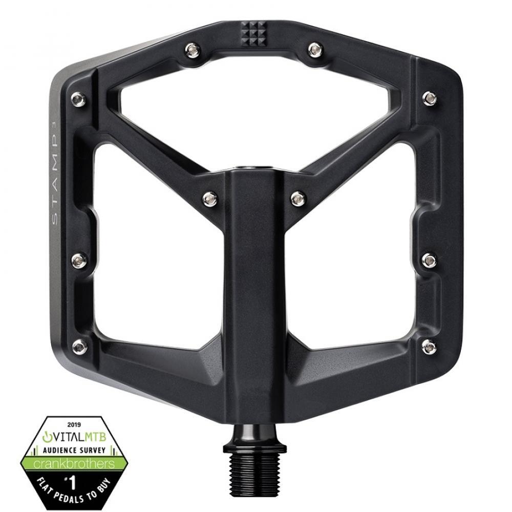 Par de pedales Crankbrothers Stamp 3 de magnesio negro 2/2