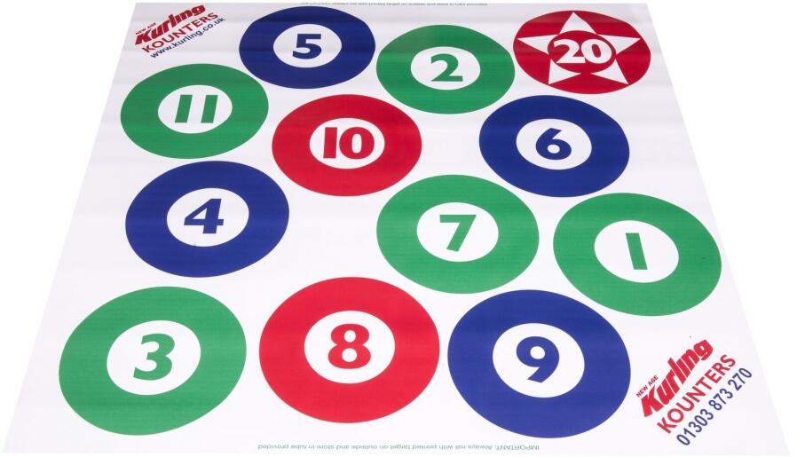 NEW AGE KURLING New Age Kurling Kounters Target – Multi-Sport Scoring Mat