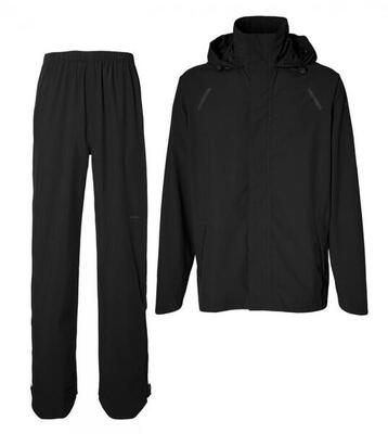 Basil Fahrrad Regenanzug Hoga Unisex jet black verschiedene Größen - Größe: X...