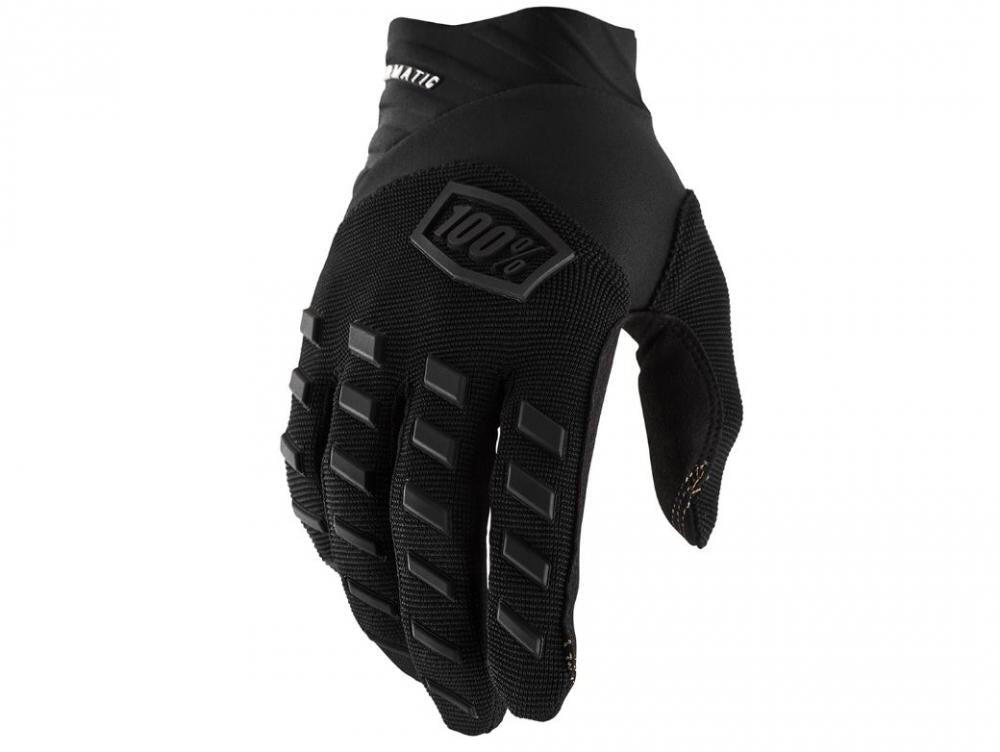 Gants vélo adulte Airmatic noir 2/3