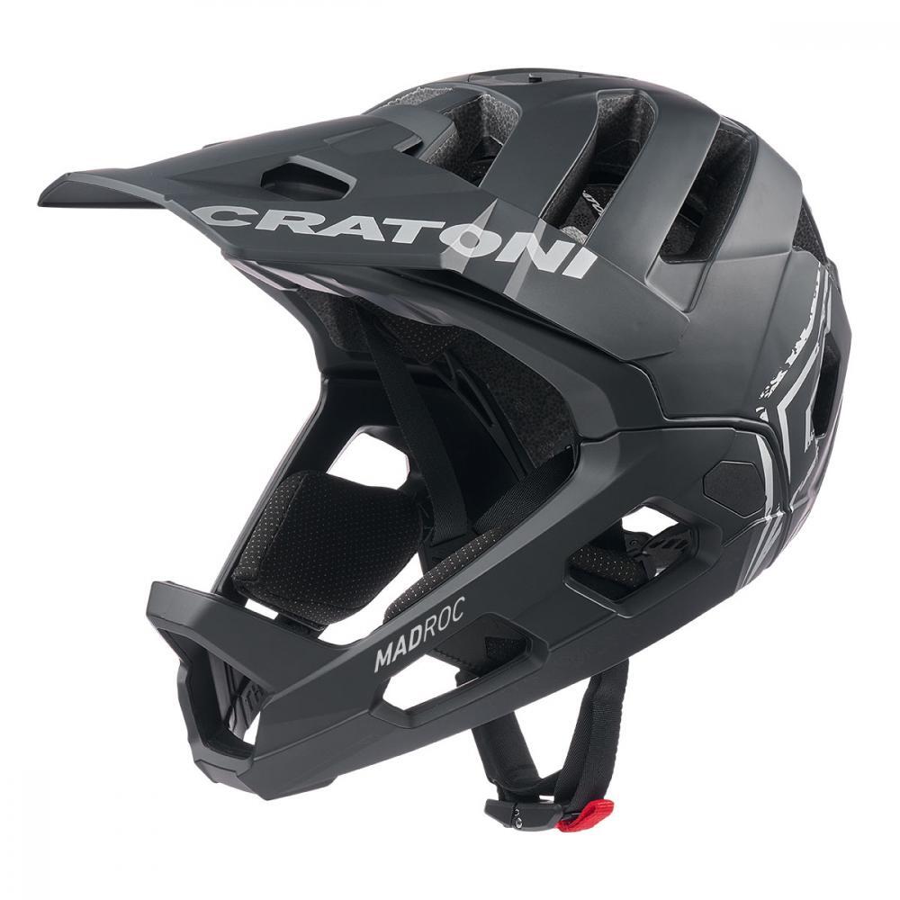 MTB-Fahrradhelm Madroc schwarz matt 2/3