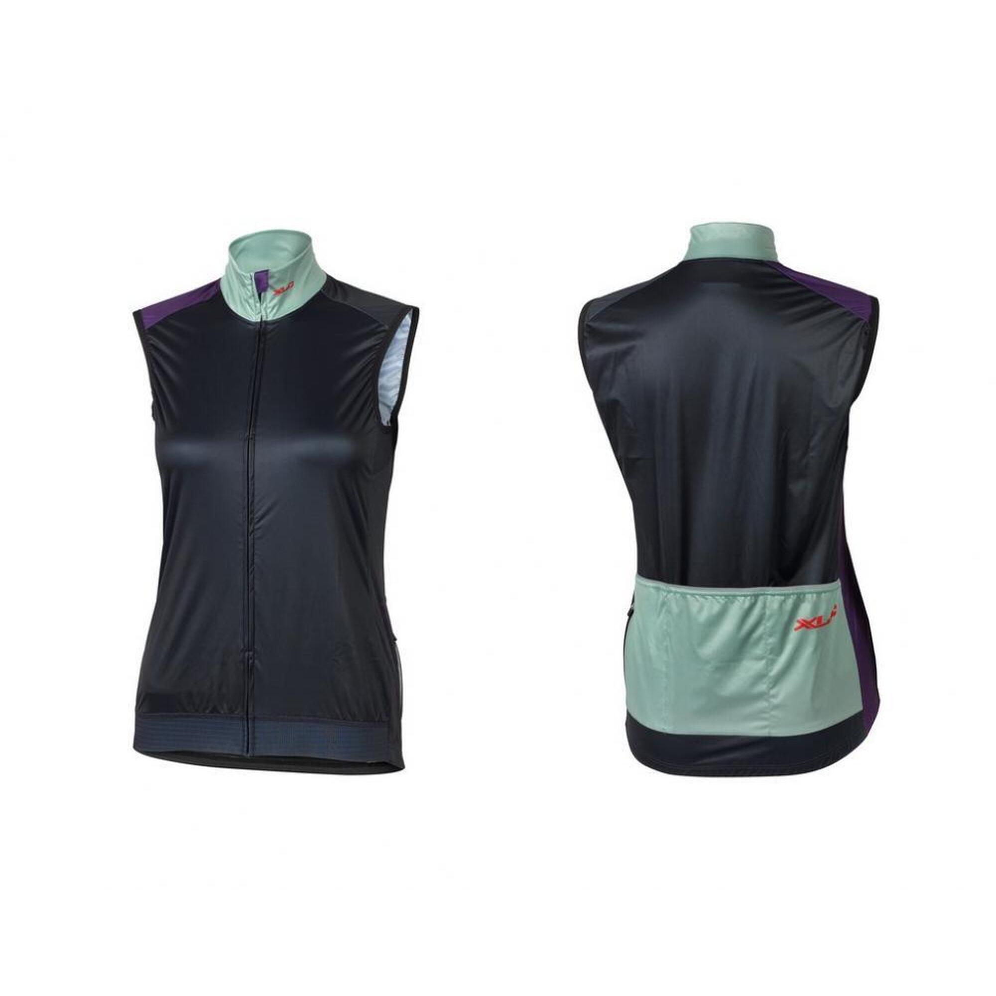 Xlc - Gilet Imperméable Femme Xlc Je-w07 Race - Gilet De Visibilité - Bleu|vert - 36 Xs - Decathlon