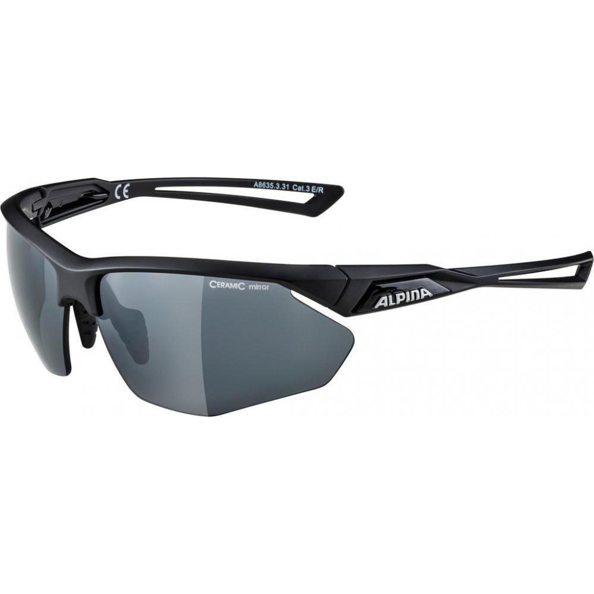 Alpina - Lunettes De Cyclisme Alpina Nylos Hr - Lunettes De Soleil - Noir - Taille Unique - Decathlon
