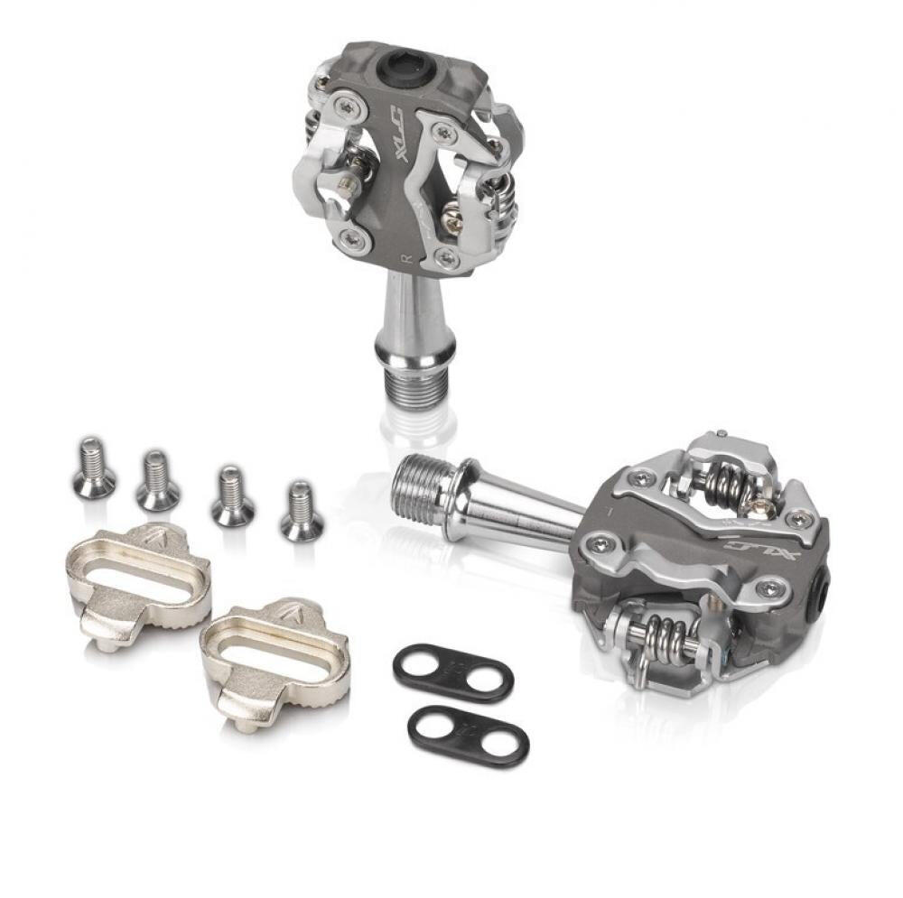 XLC Systempedal PD-S15 grau/silber, zweiseitig 2/3