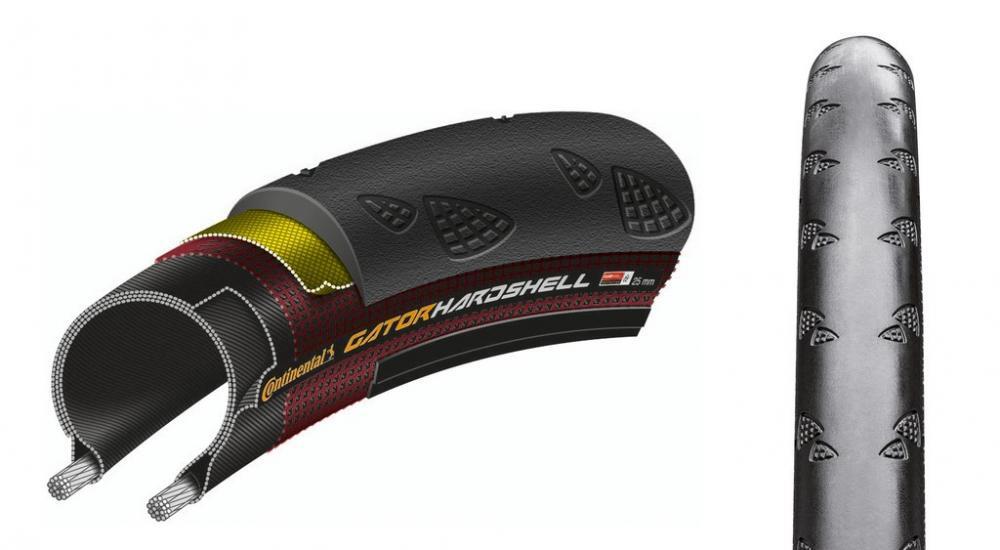 Gator Hardshell Tyre-Wire Bead Road Black/Black 700 X 28C Puncture Protection 2/3