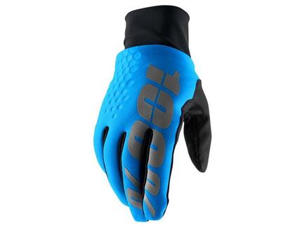 100% Hydromatic Brisker Gloves cyan XXL