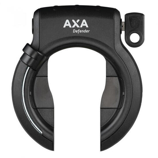 AXA Rahmenschloss Defener Retractable schwarz/silber, für Rahmenmontage