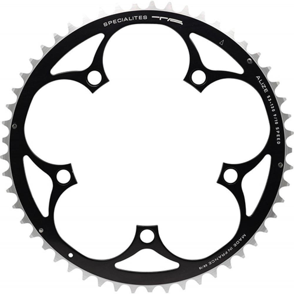 Plateau Route Specialités TA Alu 7075 130mm 42 Dents Noir Intérieur Pour Shimano 8/9v