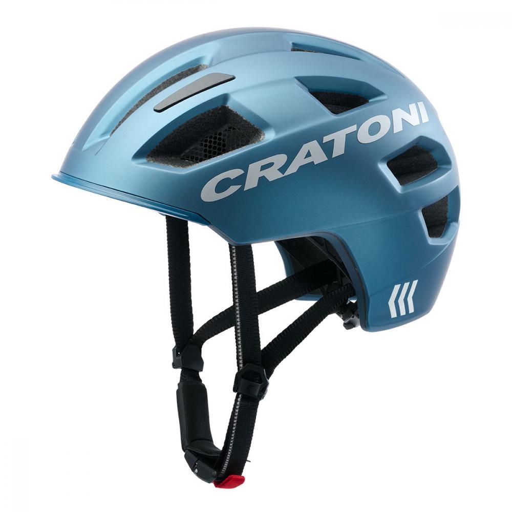 Casco da bicicletta C-Pure blu acciaio opaco 3/3