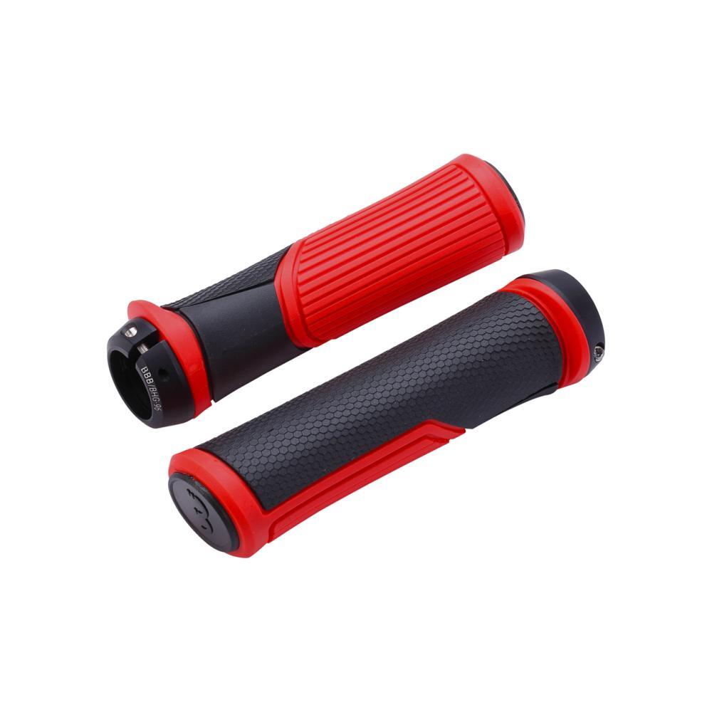 Poignées BBB Cobra 142mm Rouge Noir 2/3