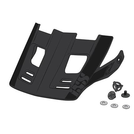 Xult DH Visier + Pins - Schwarz/Schwarz