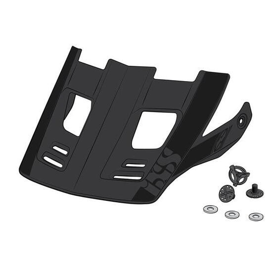 Xult DH Visier + Pins - Schwarz/Schwarz