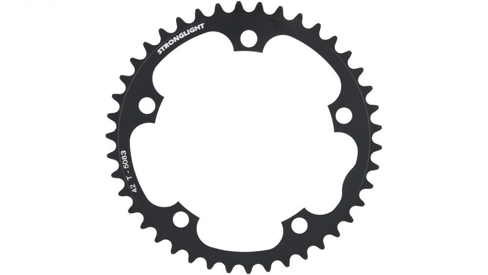 Kettingblad Shimano/Sram/FSA Type S Dural 9/10V 42T Steek 130 Zwart 2/3