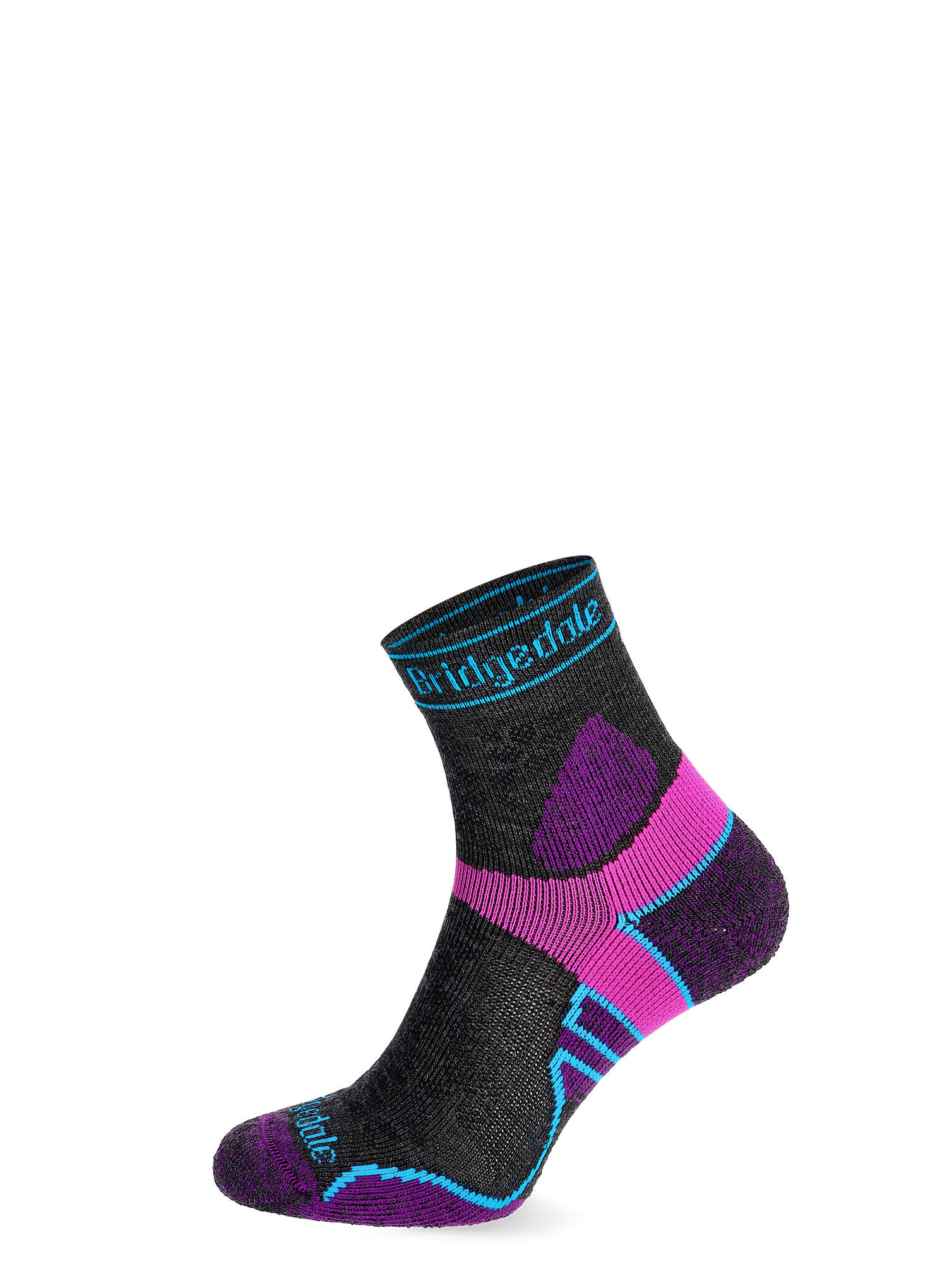 Skarpety biegowe damskie Bridgedale Lt T2 Merino Sport 3/4 3/6