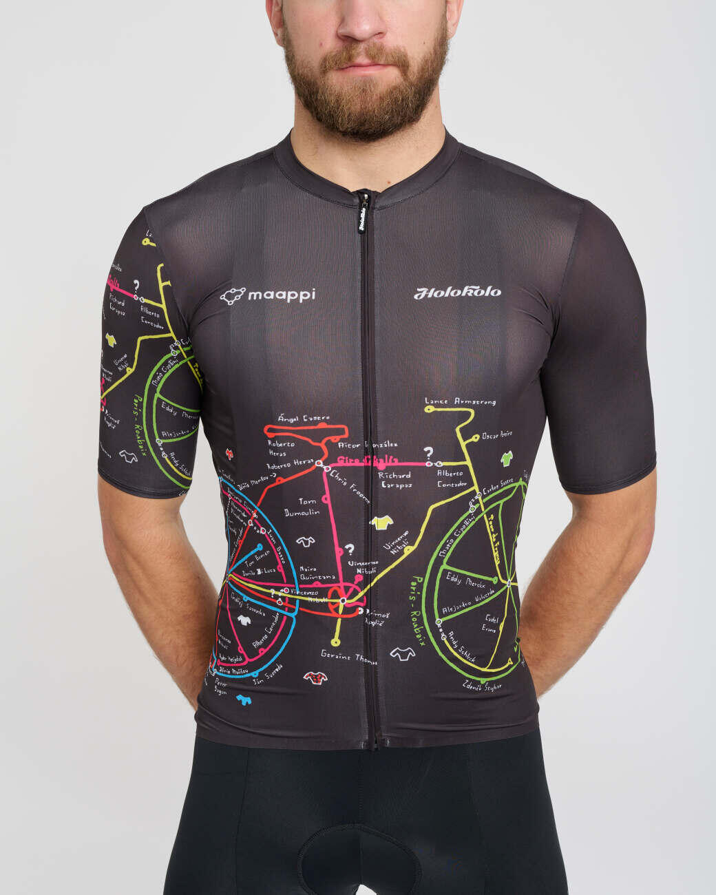 Maillot a manches courtes - MAAPPI DARK 4/8