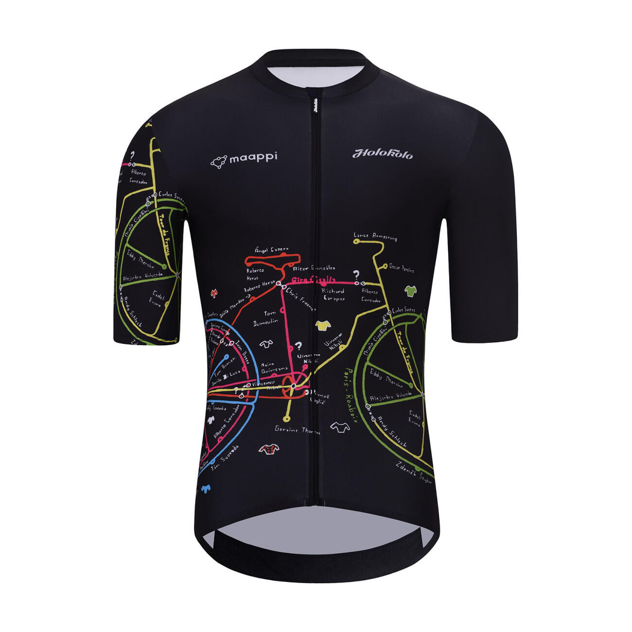 Maillot a manches courtes - MAAPPI DARK 1/8