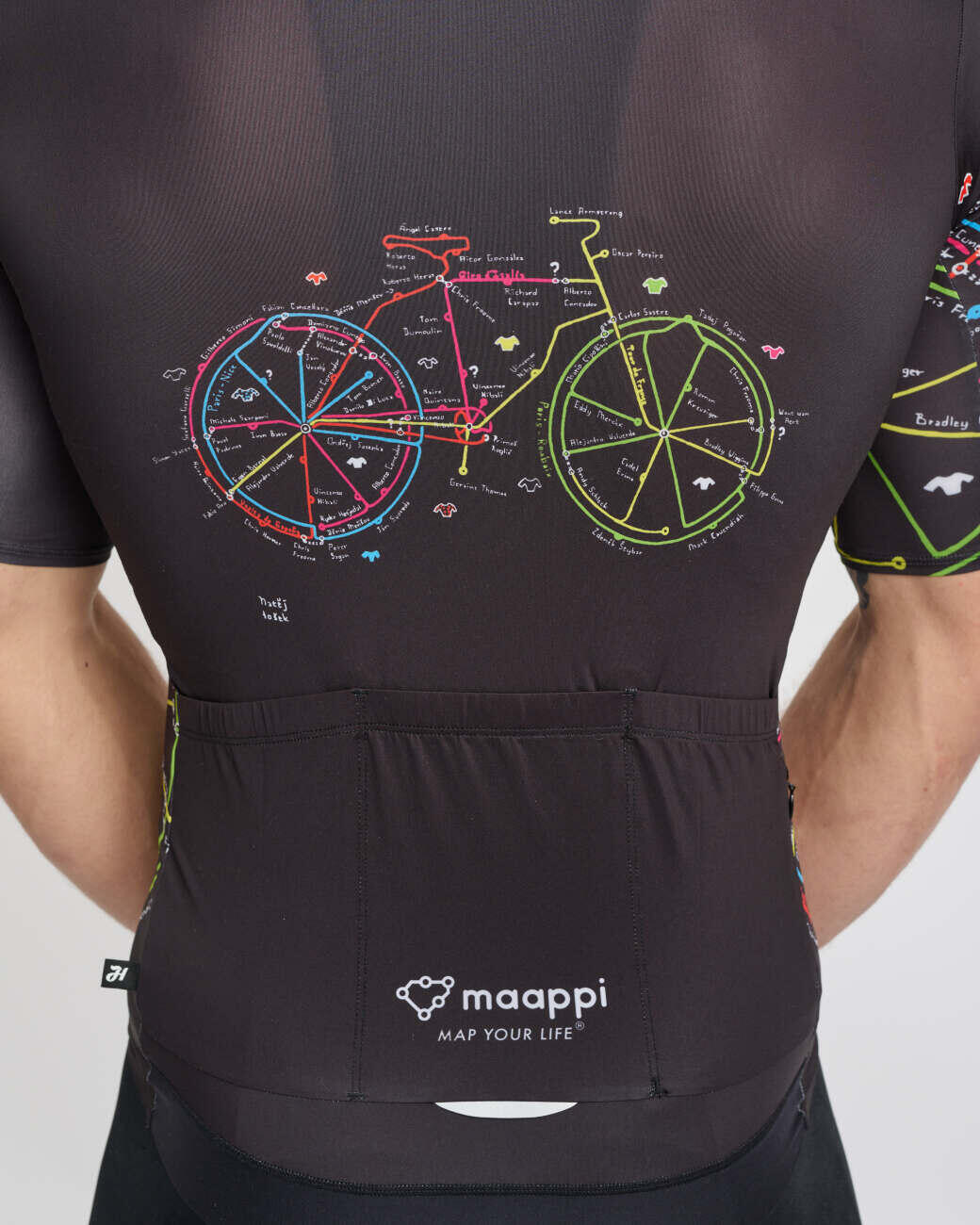 Maillot a manches courtes - MAAPPI DARK 5/8