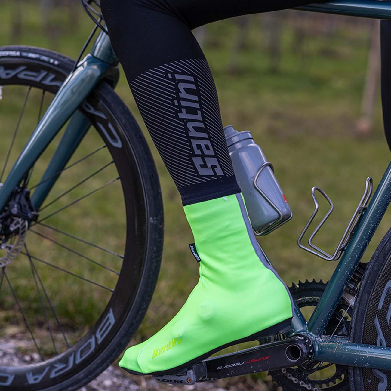 Couvre Chaussures Santini Adapt Vert Fluo 3/3