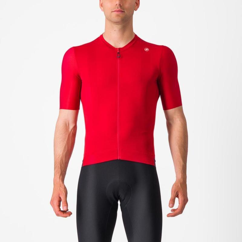 Tricou cu maneca scurta Castelli Espresso Rosu