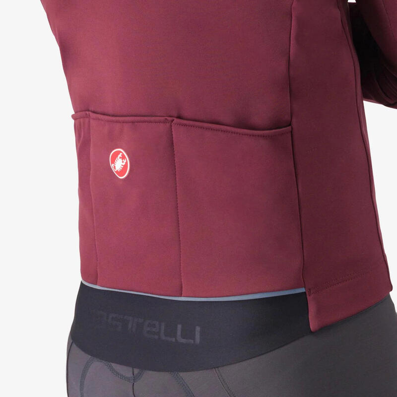 CASTELLI Winterjacke Espresso Air Deep Bordeaux - L