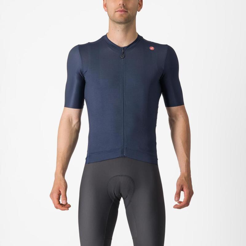 Tricou ciclism cu maneca scurta pentru barbati Espresso Jersey - albastru inchi…