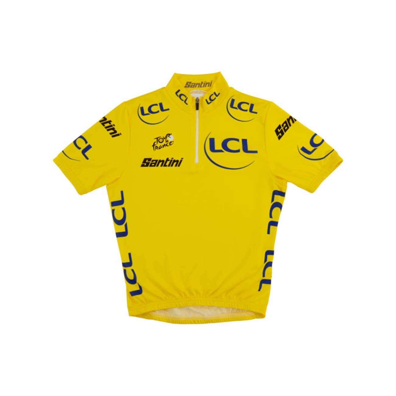 Santini - Maillot A Manches Courtes - Tour De France 2023 - Maillot Manches Courtes - Jaune - 10 À 12 Ans - Decathlon