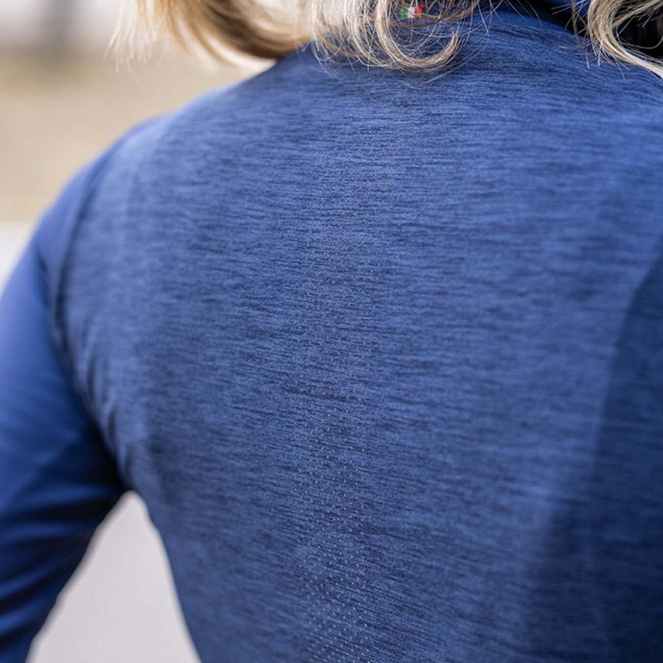 Langarm Fahrradtrikot für den Winter - COLORE PURO LADY 5/5