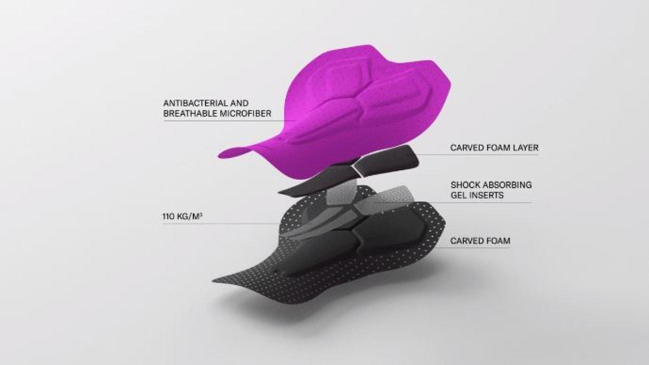 Kurze Fahrradhose mit Trägern - REDUX SPEED 4/4
