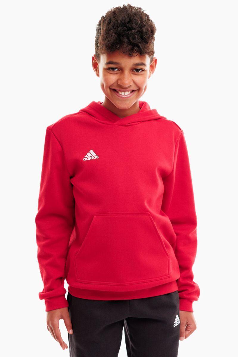 ADIDAS Felpa con cappuccio junior ( fleece) adidas rosso
