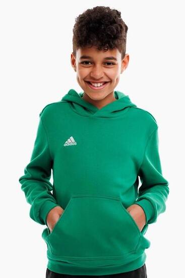 Felpa con cappuccio junior ( fleece) adidas bianco