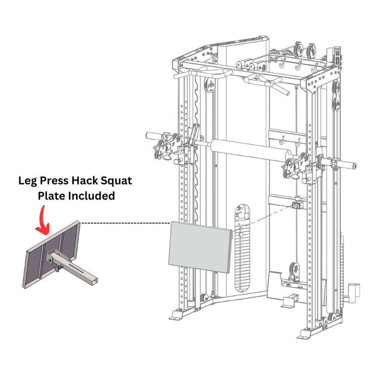 Force USA C10 Sliding Bench (Assembled by Seller)
