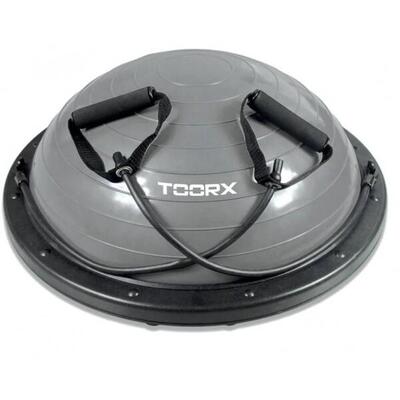Balance Trainer PRO - Ø 58 cm - Schwarz/Grau - mit Resistance Tubes - inkl. Pump
