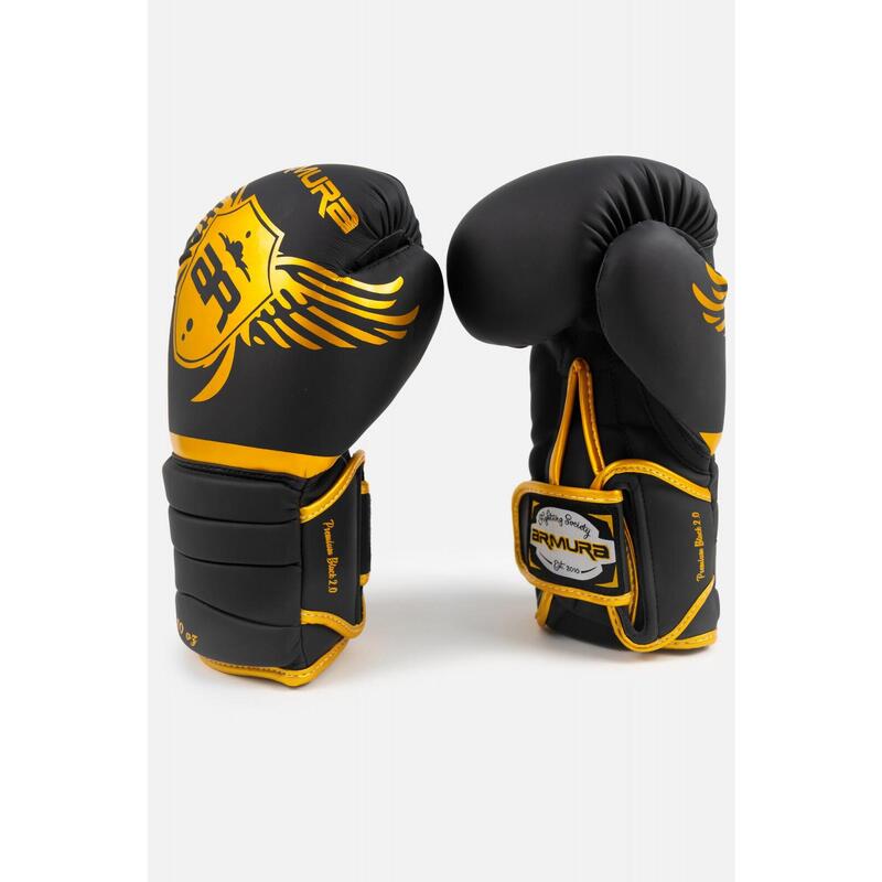 Mănuși de box ARMURA Premium Black 2.0