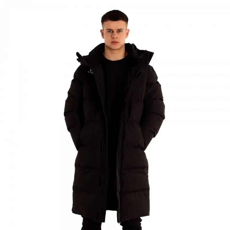 LONG JACKET WILLIAM MARTIN MANCHESTER NEGRO T/S 3/6