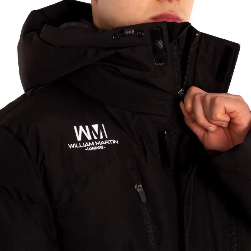 LONG JACKET WILLIAM MARTIN MANCHESTER NEGRO T/S 5/6