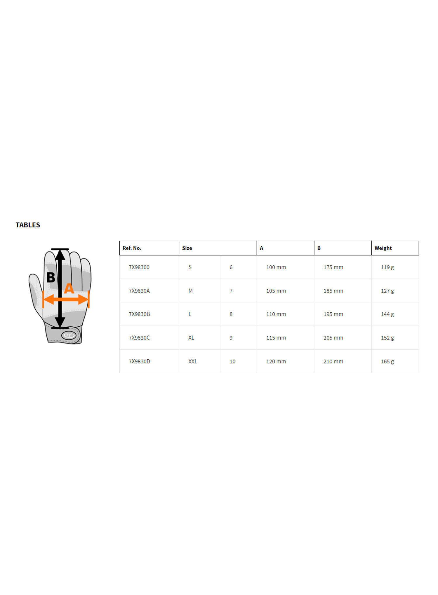 Rękawiczki skórzane do wspinaczki Climbing Technology Progrip Plus 7/7