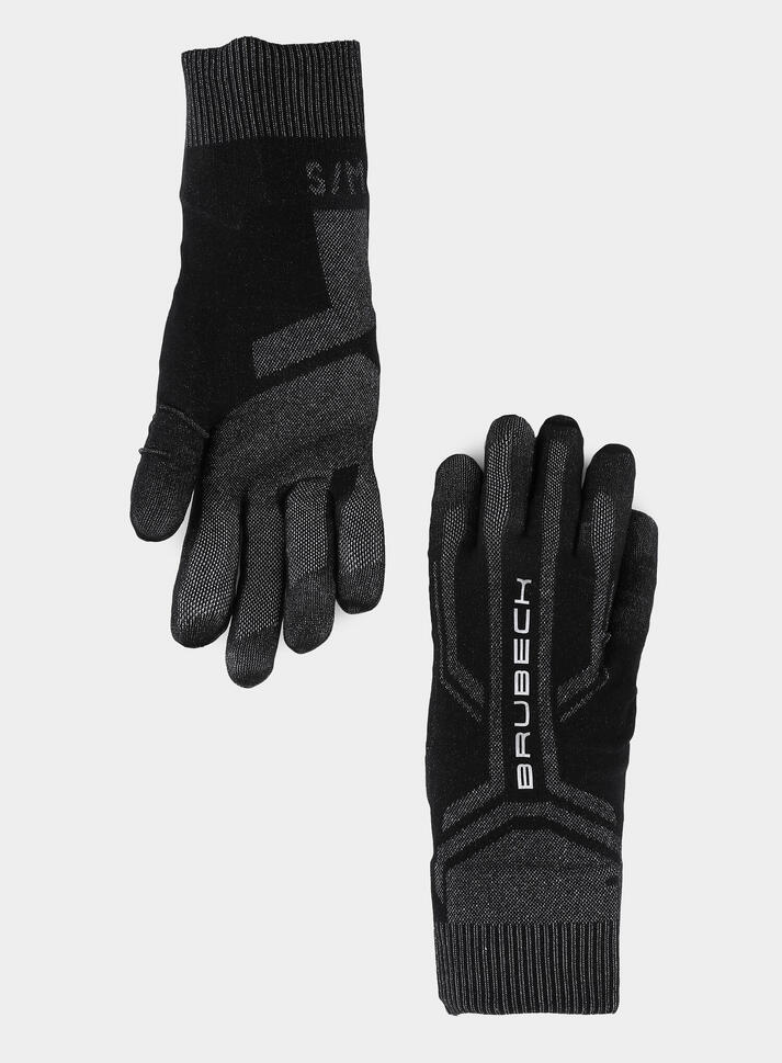 Rękawiczki termoaktywne do biegania unisex Brubeck