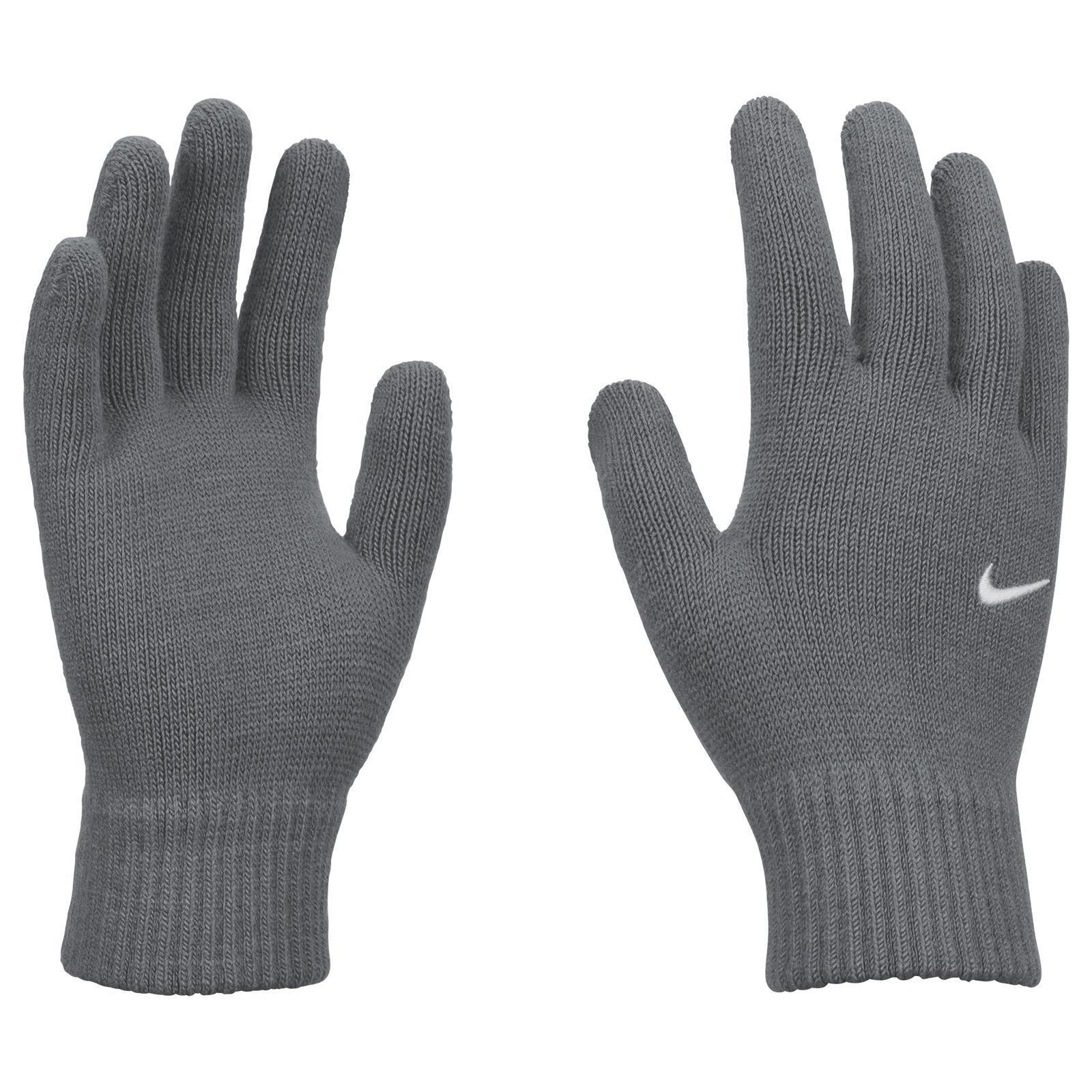 Childrens/Kids 2024 2.0 Knitted Swoosh Gloves (Grey) 1/3