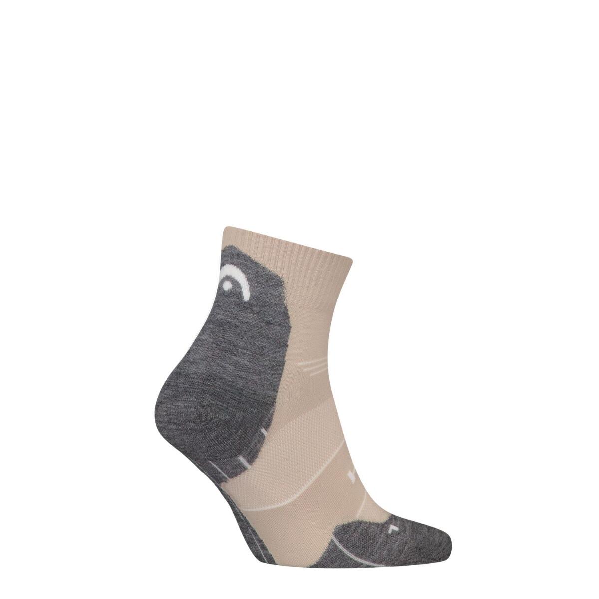 Wandelsokken Cool Hiking Quarter 3-pack Taupe 3/4