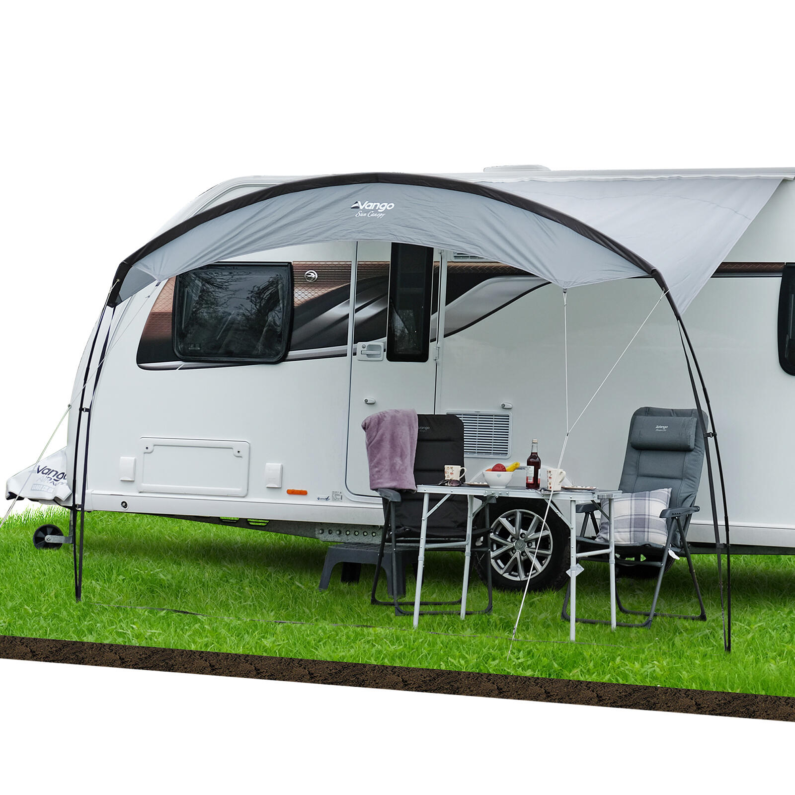 VANGO Vango Poled Sun Canopy for Caravan & Motorhomes (3M)