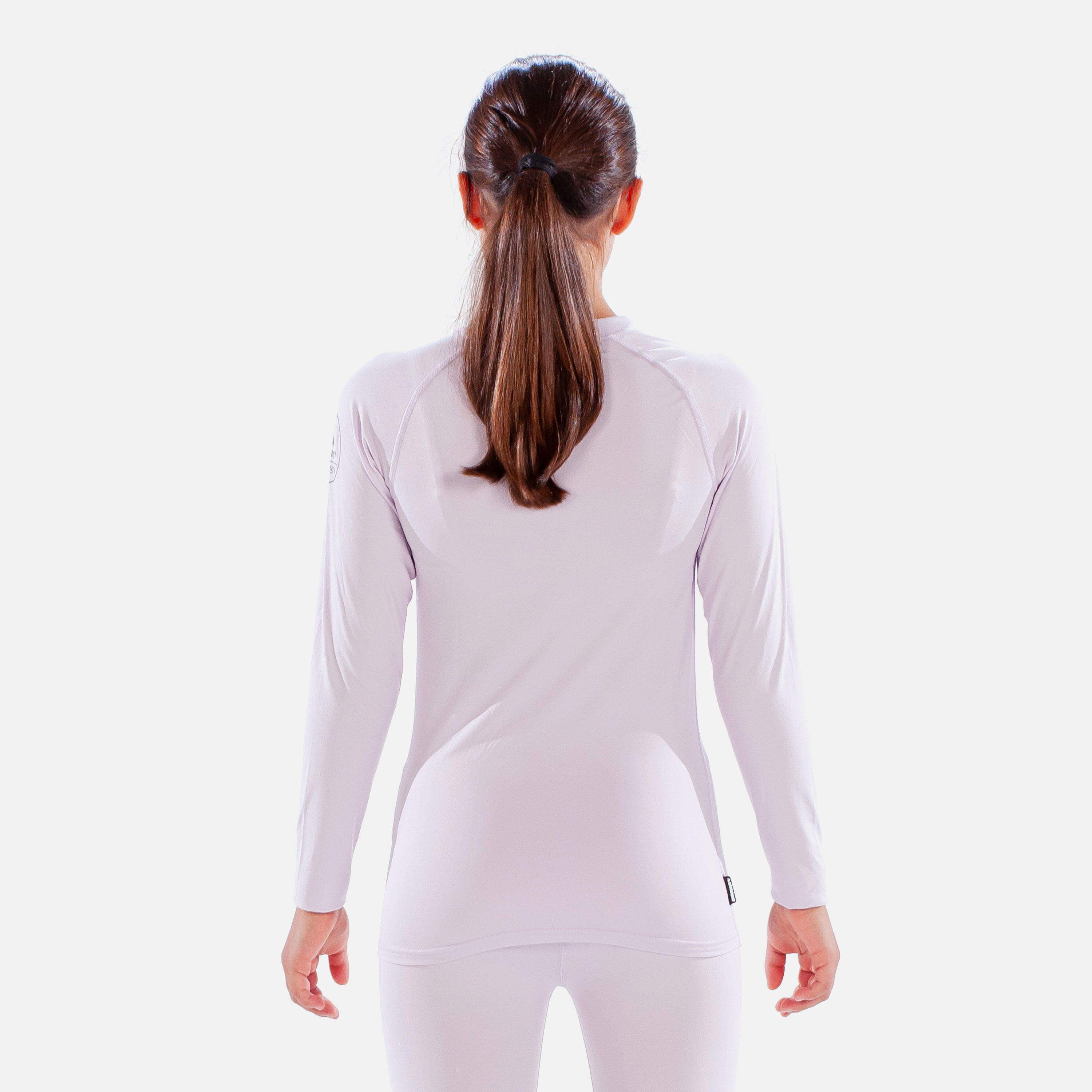 CarbonDri Cozy Girls Crewneck Ice lilac 5/7