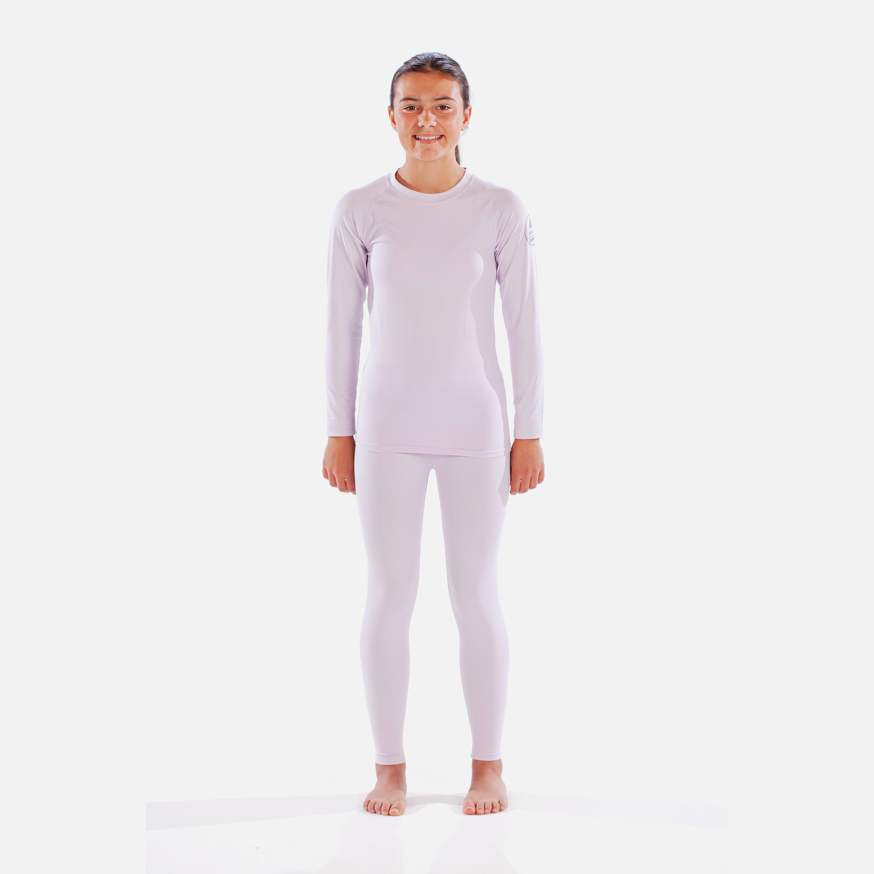 CarbonDri Cozy Girls Crewneck Ice lilac 2/7