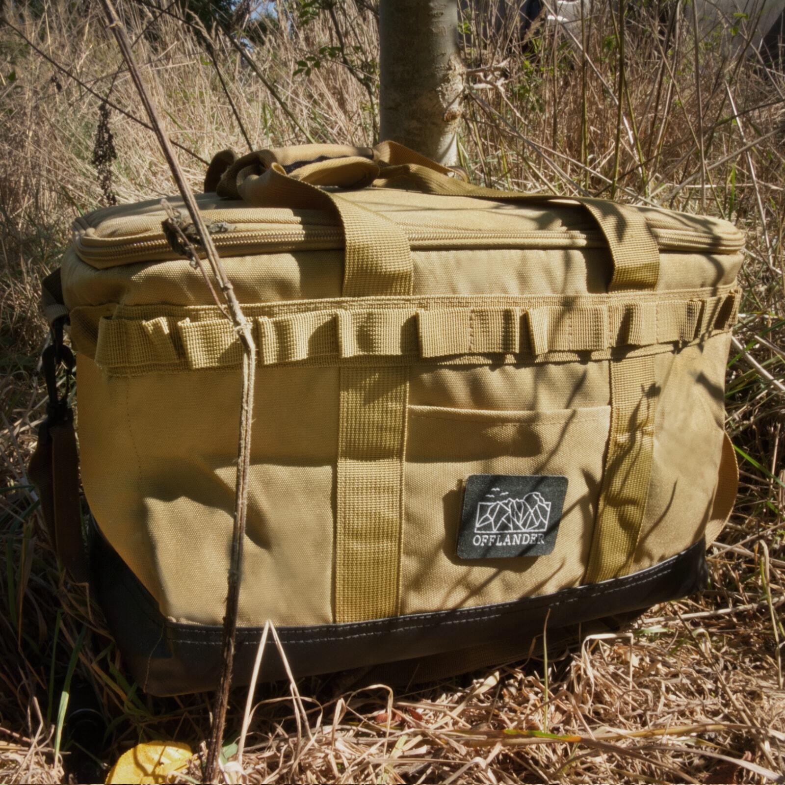 Torba kempingowa OFFLANDER 33L - uniwersalna khaki 3/4