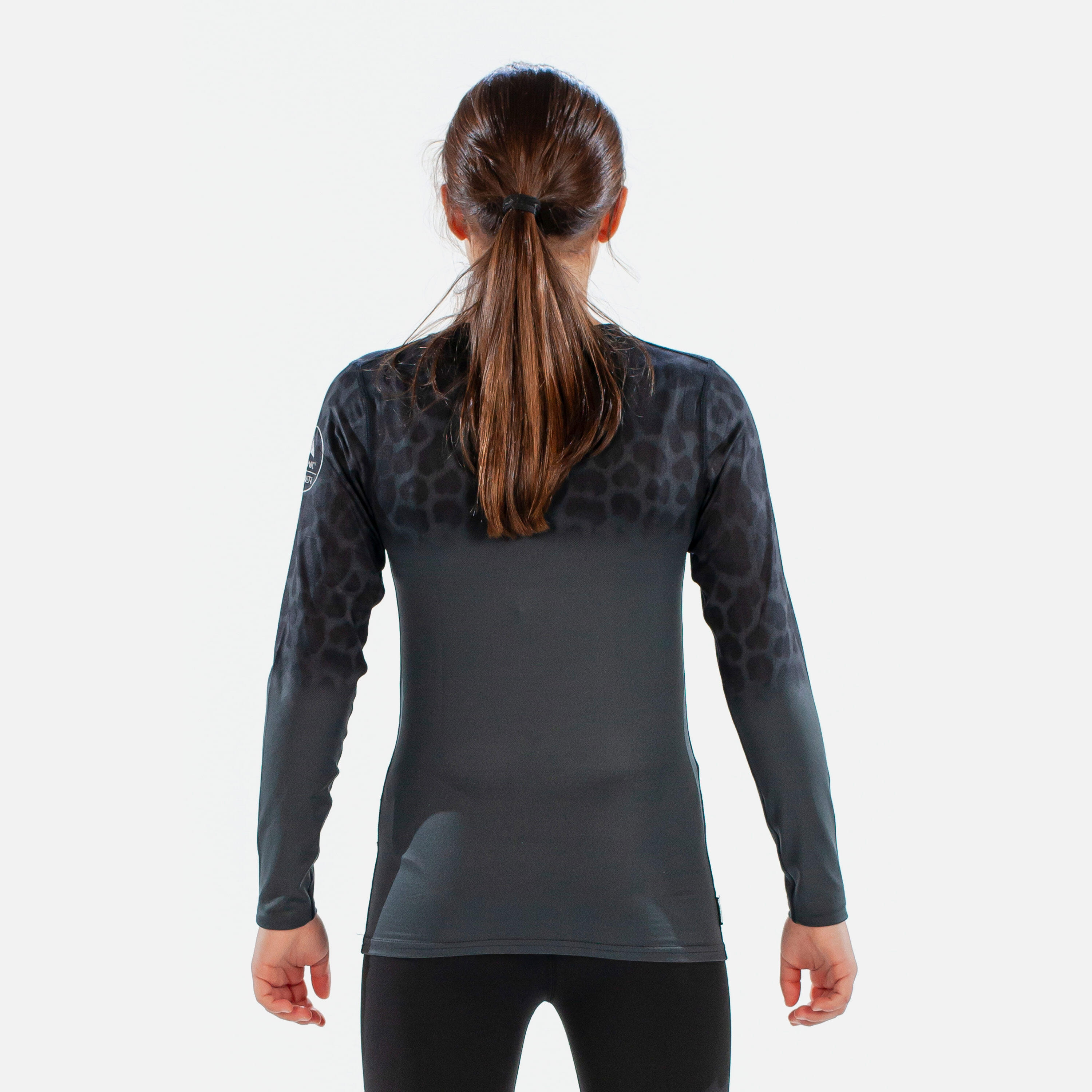 CarbonDri Cozy Jag Long Sleeve Crew Neck Jet Black 6/7