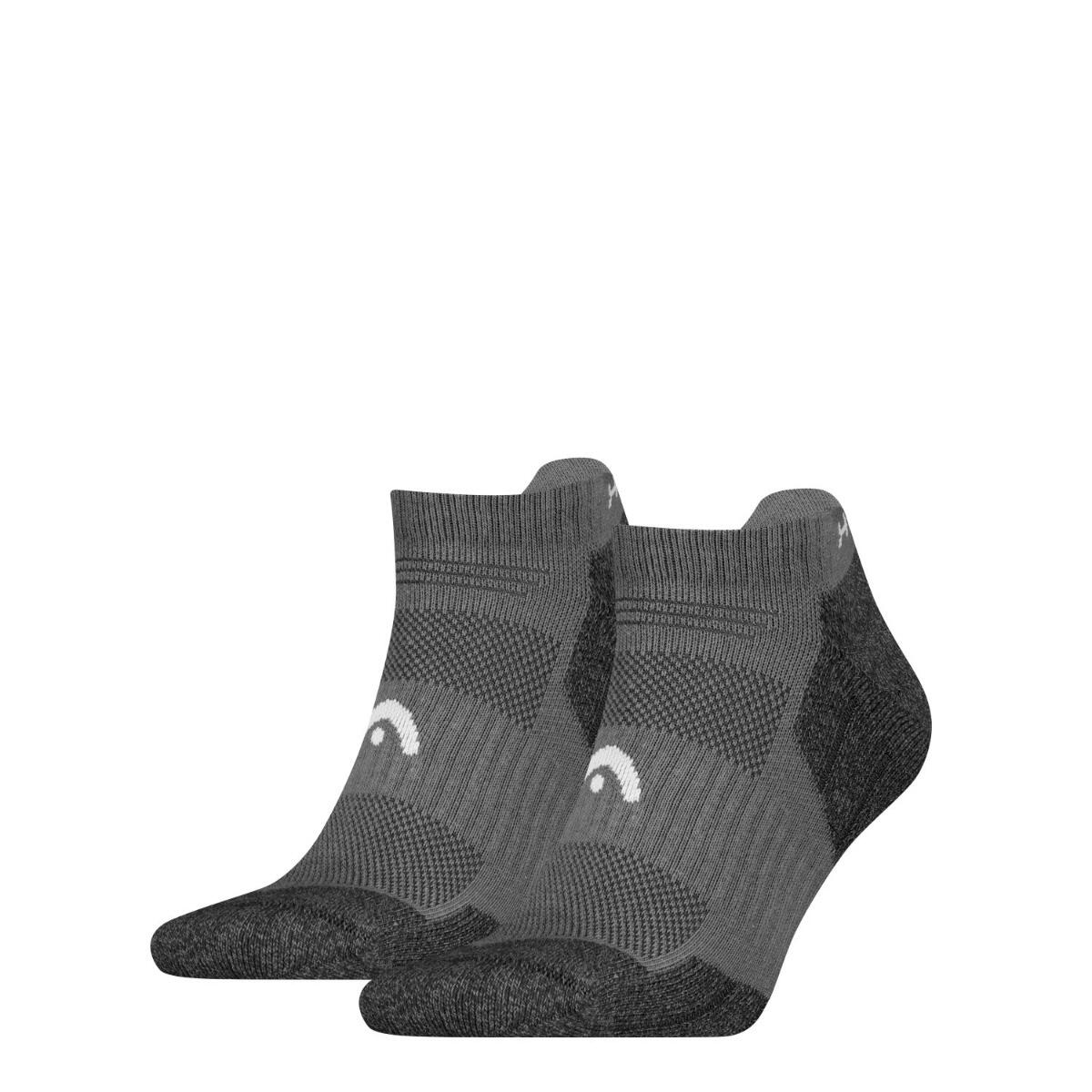 Chaussettes randonnée sneaker de randonnée tous climats 6 paires Gris 2/4