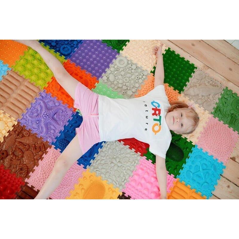 Copii Fitness Covor Senzorial Masaj Set 10 buc Puzzle Morning Miracle