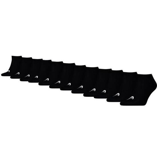 Sneakersocken Training 12 Paar Schwarz