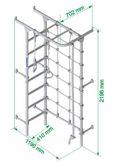 Kometa Next 4 Espalier Enfant en Bois 3/7