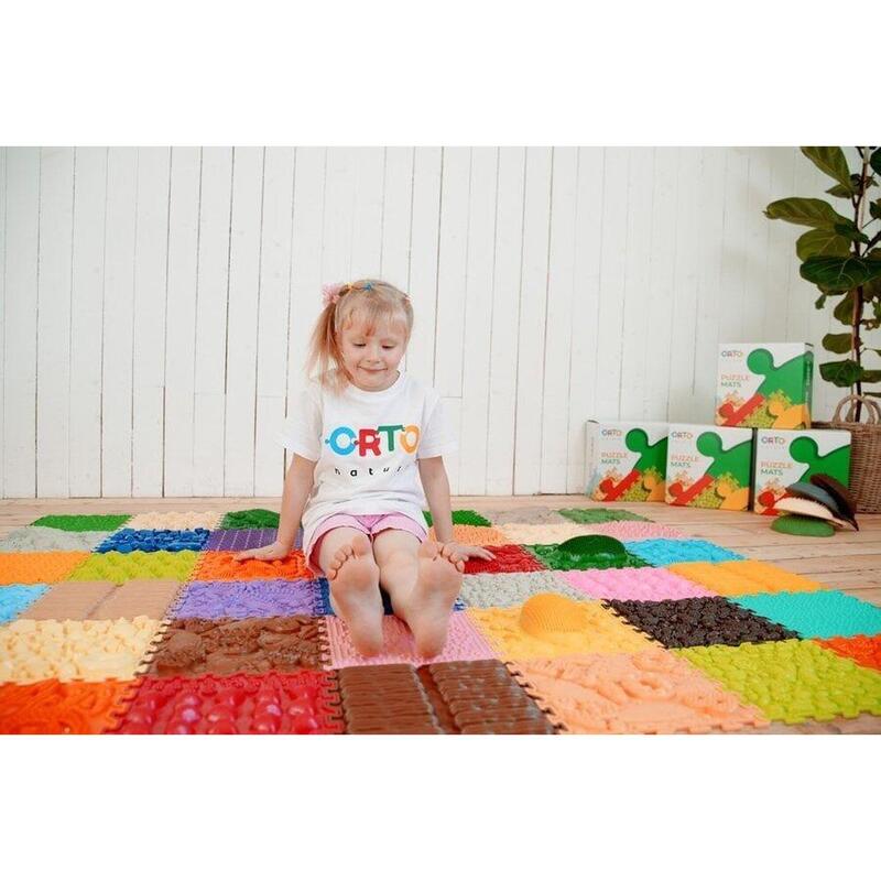 Copii Fitness Covor Senzorial Masaj Set 10 buc Puzzle Morning Miracle